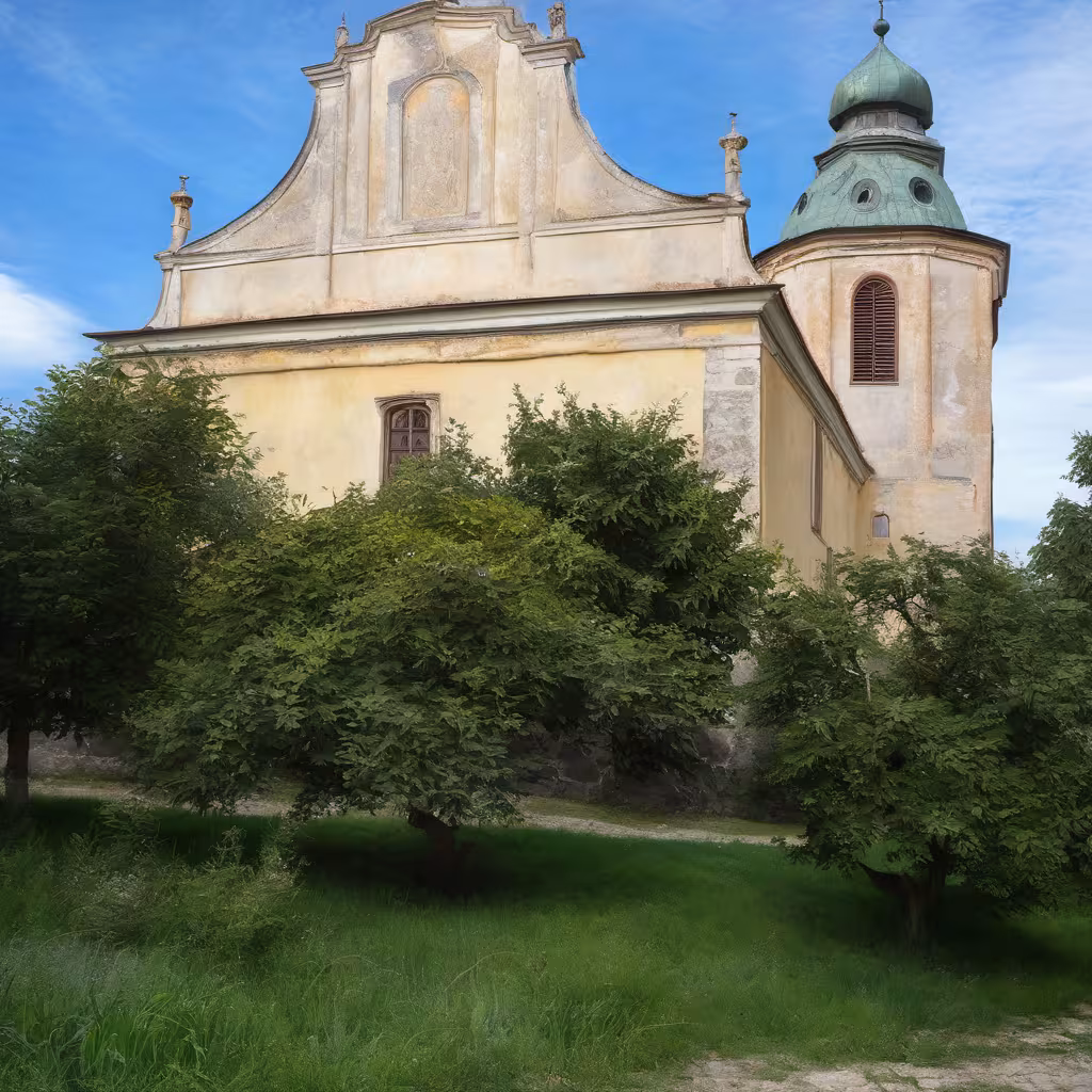 Historická podoba – Kostel svatého Martina v Cerhovicích
