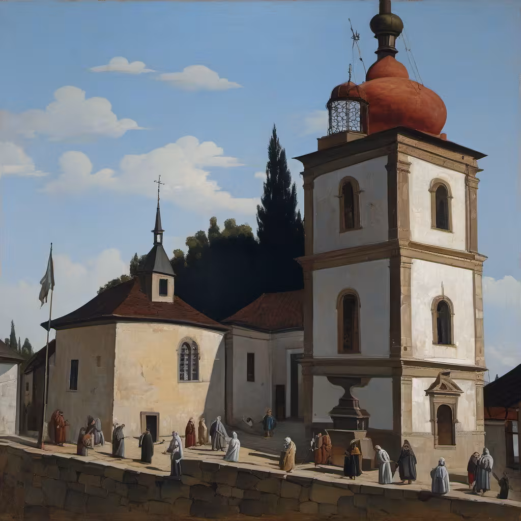 Historická podoba – Kostel svatého Mikuláše (Horní Branná)