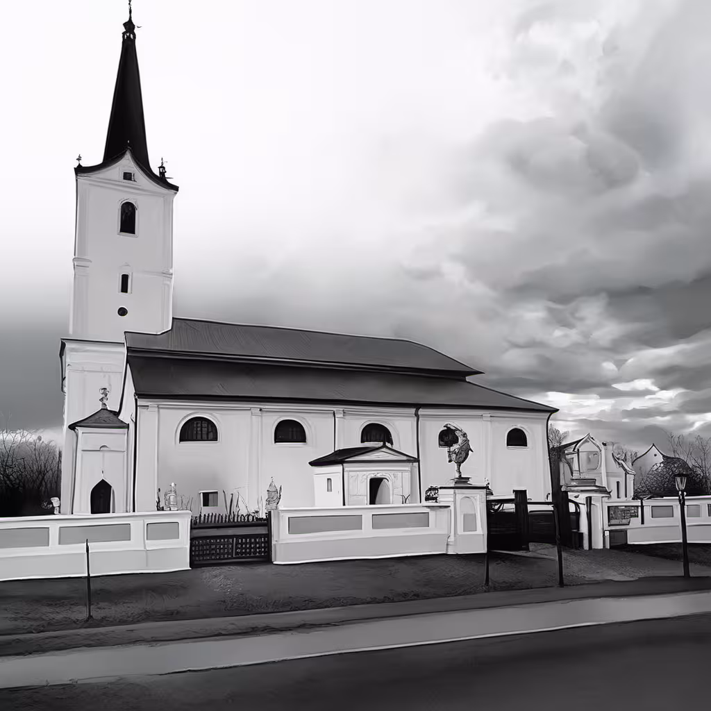 Historická podoba – Kostel svatého Mikuláše (Jindřichov)