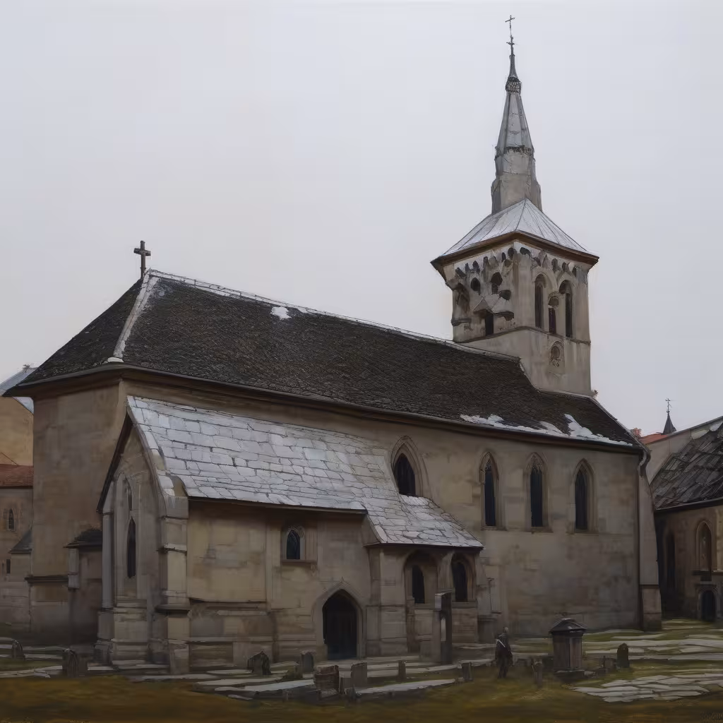 Historická podoba – Kostel svatého Mikuláše (Police)