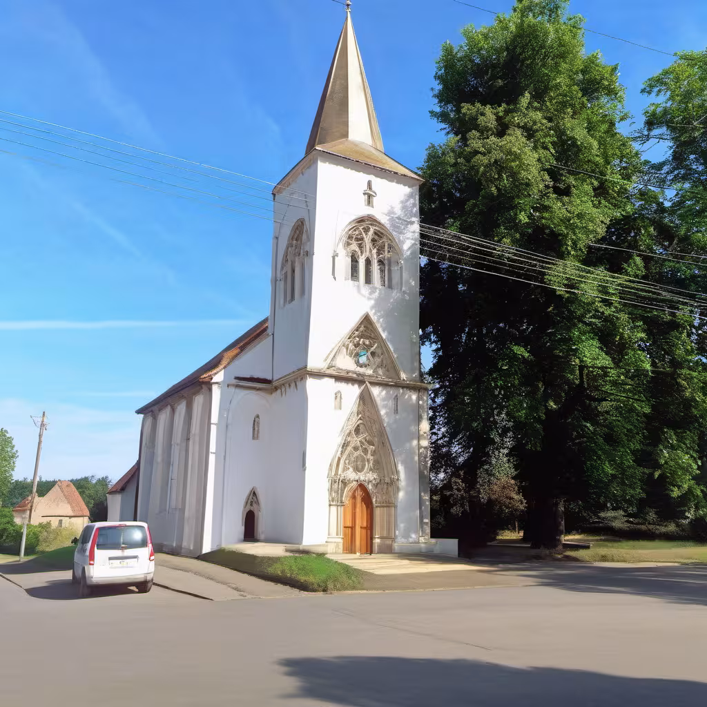 Historická podoba – kostel svatého Petra a Pavla (Přešovice)