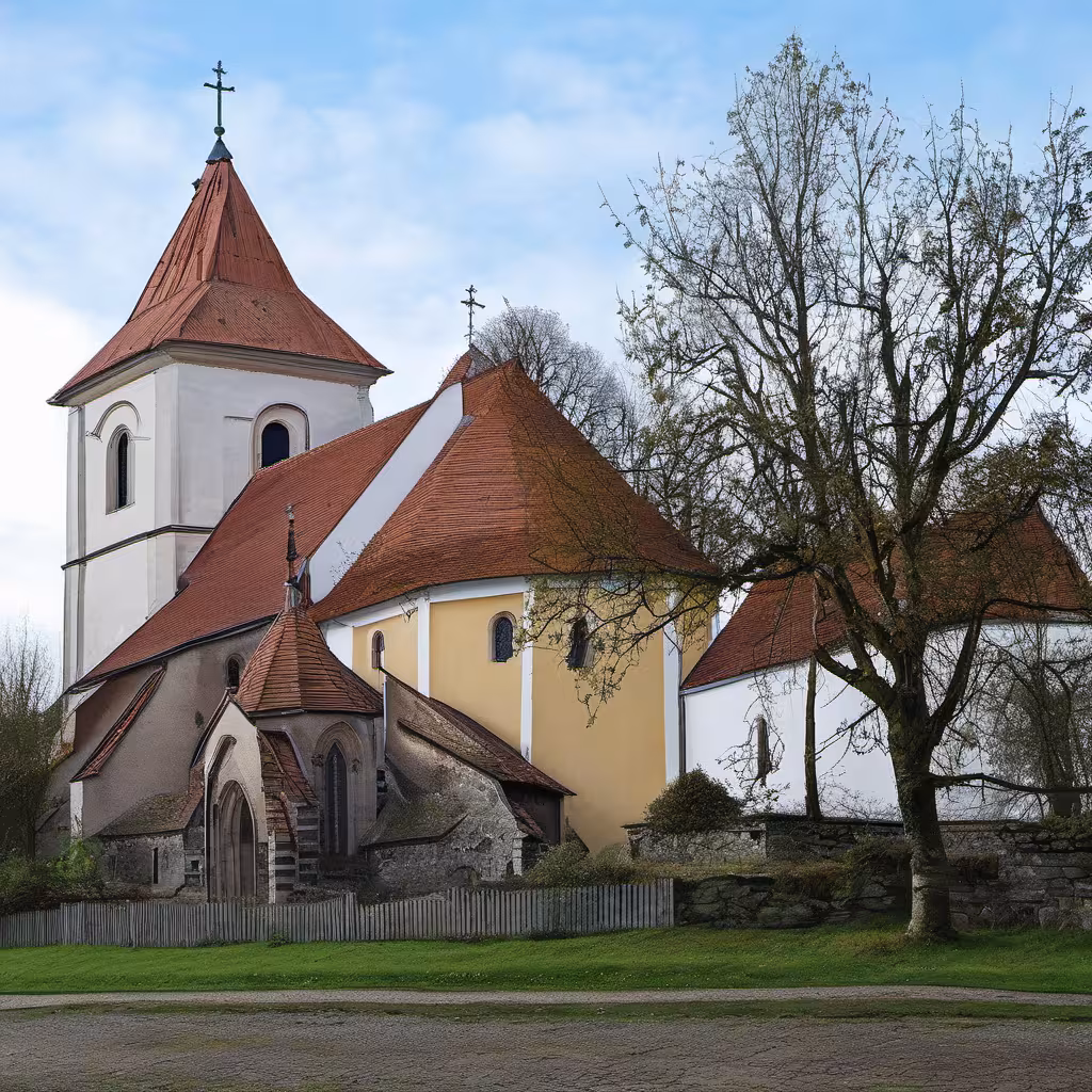 Historická podoba – Kostel svatého Petra a Pavla (Svéraz)