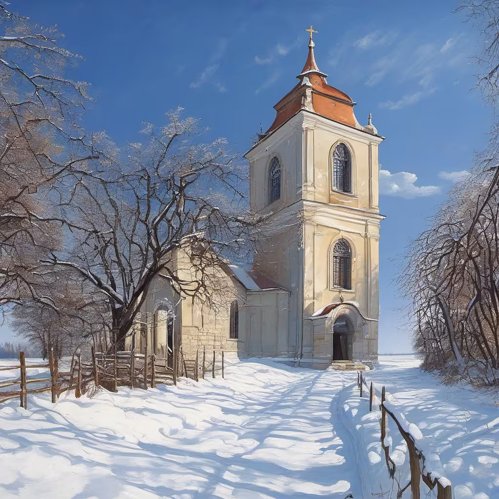 Historická podoba – Kostel svatého Václava (Vrbčany)