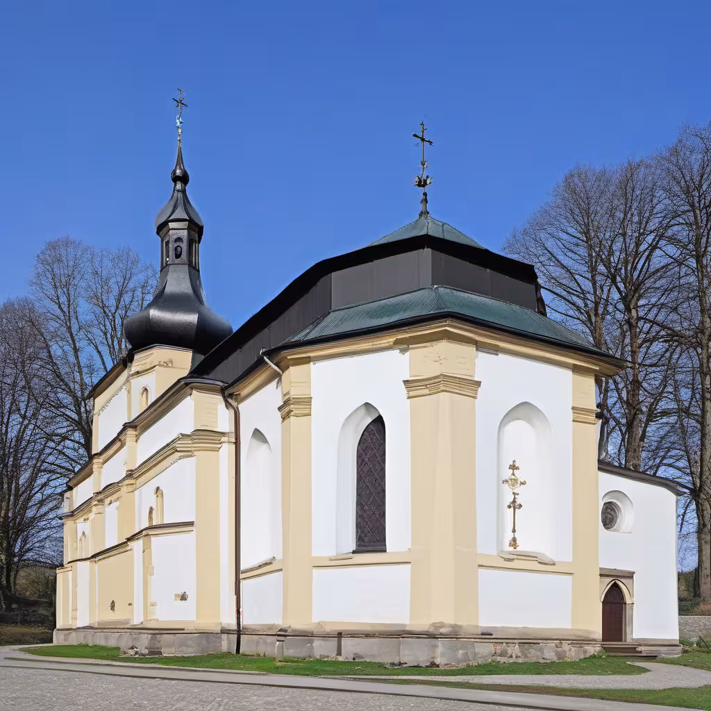 Historická podoba – kostel svatého Vavřince (Rynárec)