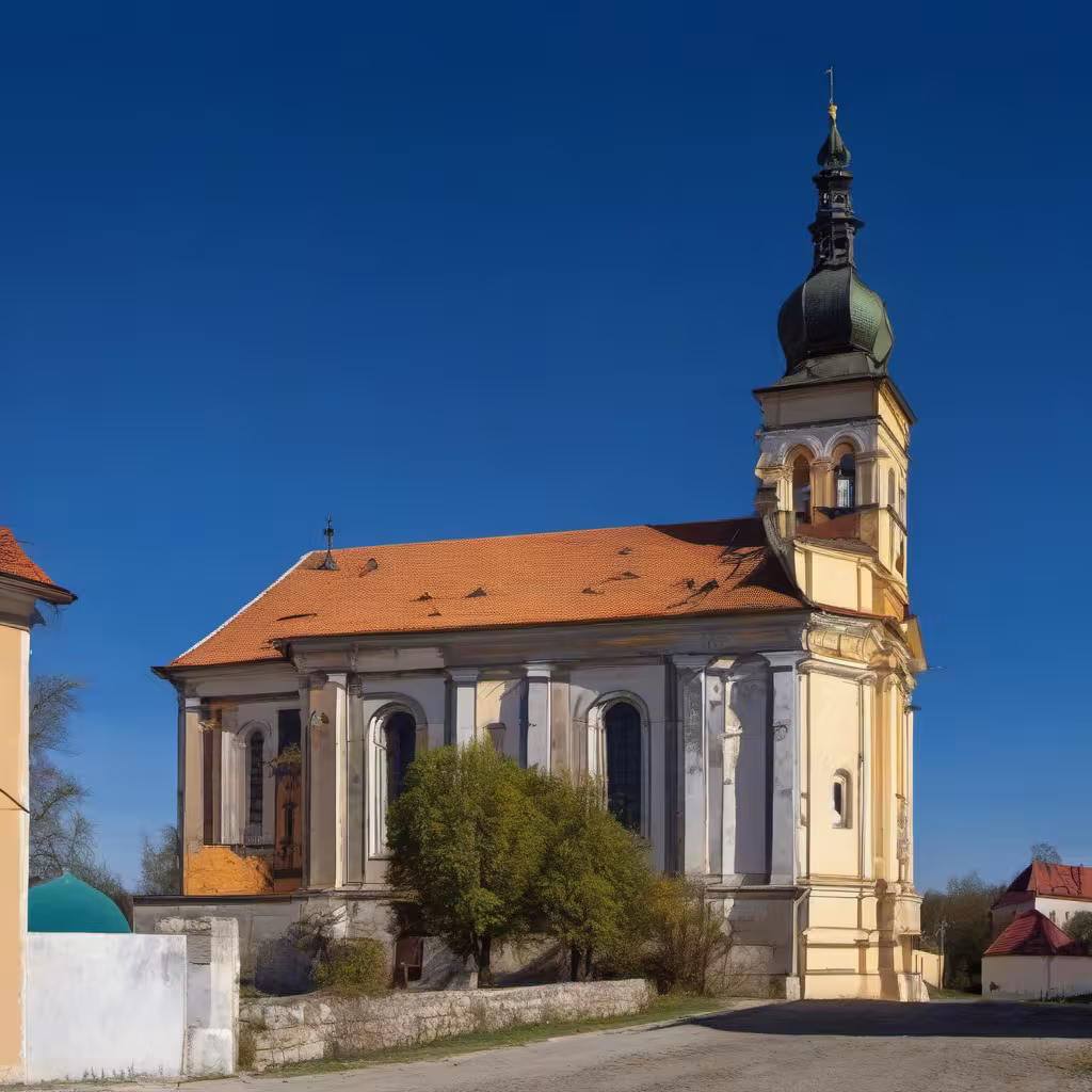 Historická podoba – Kostel svatého Vavřince v Jezvém