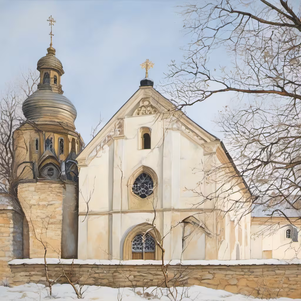 Historická podoba – kostel Všech Svatých (Žumberk)