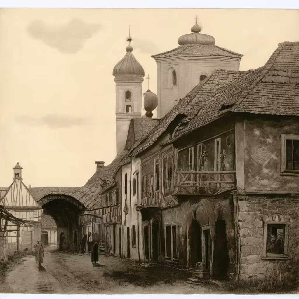 Historická podoba – Minoritský klášter v Mostě