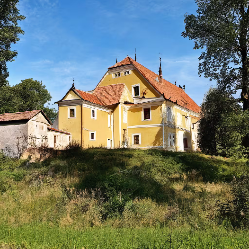 Historická podoba – zámek Velký Valtinov