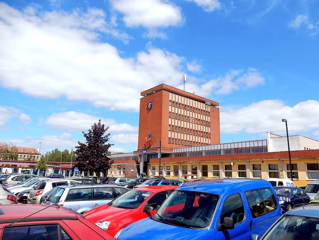 Areál železniční stanice Cheb