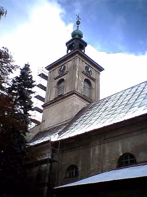 Evangelický kostel v Komorní Lhotce