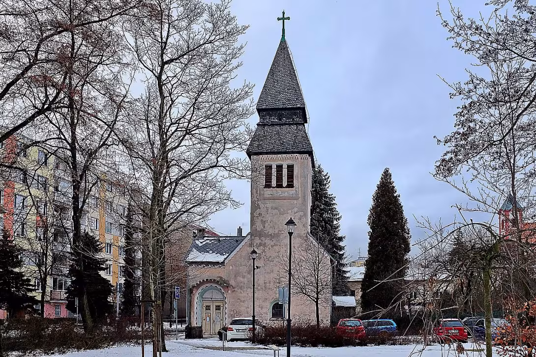 evangelický kostel v Chodově