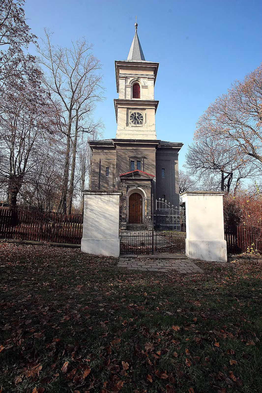 evangelický kostel v Chvaleticích