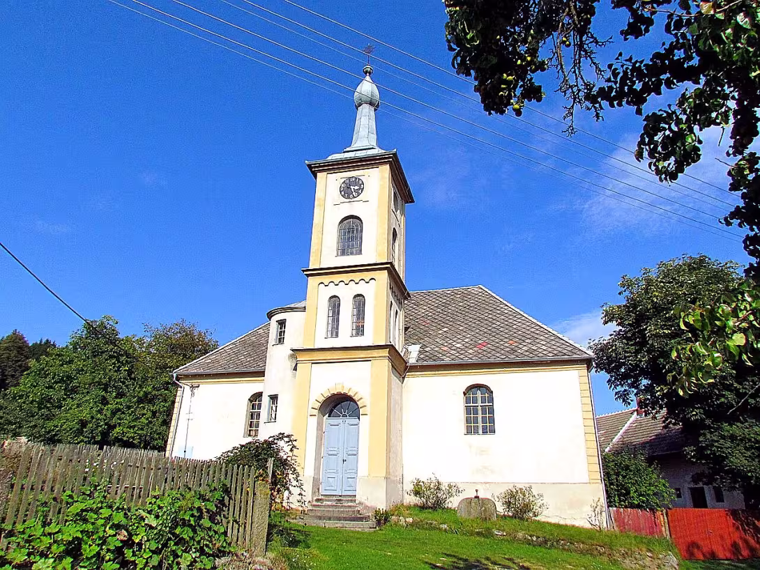 evangelický kostel v Horních Vilémovicích