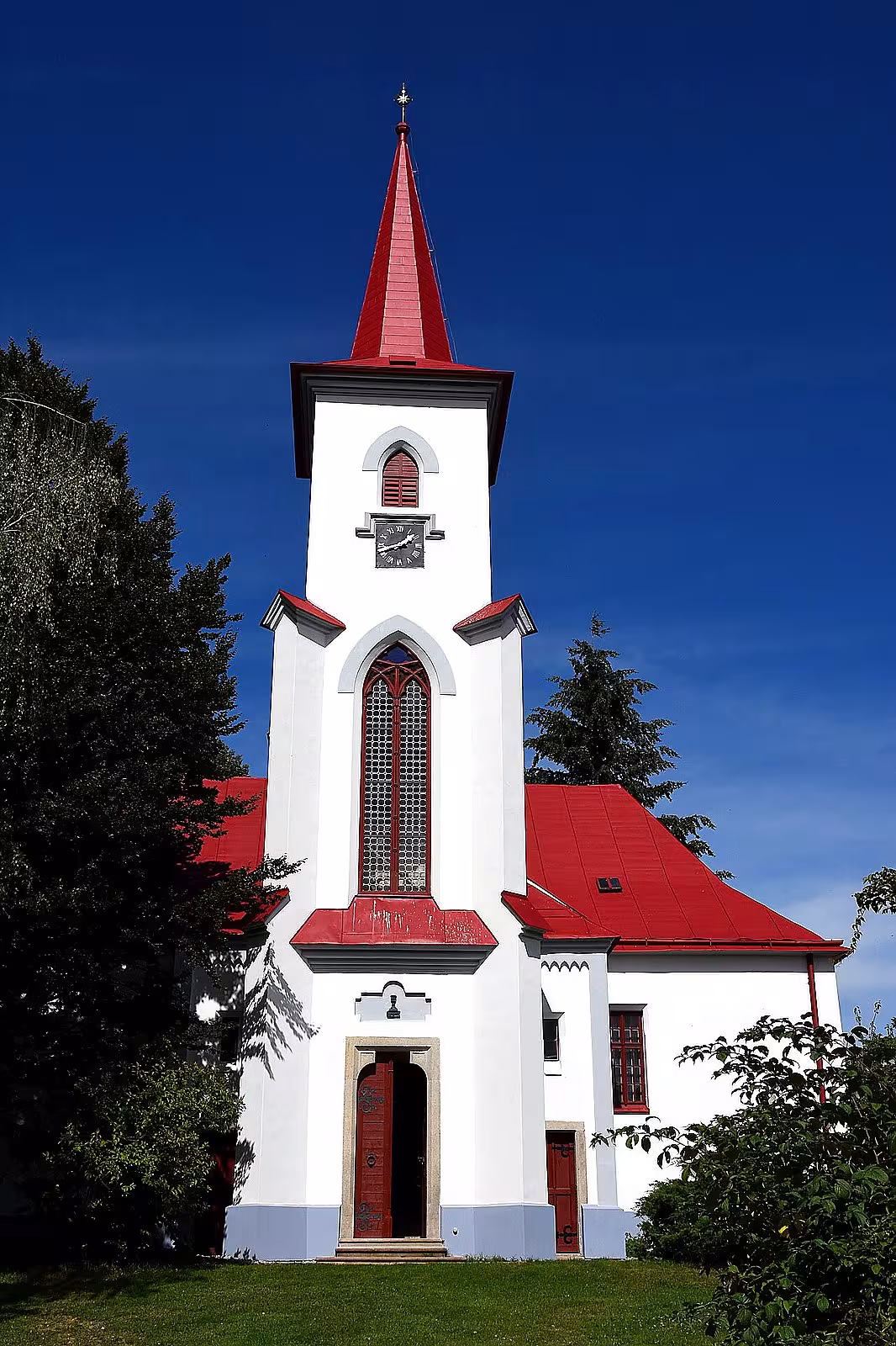 evangelický kostel v Moravči