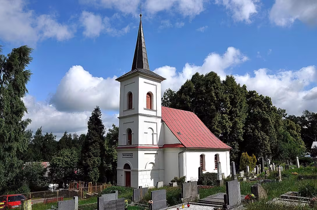 evangelický kostel v Sázavě