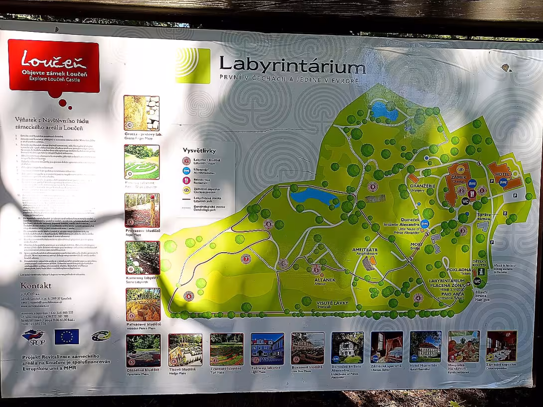 Labyrintárium v Loučeni