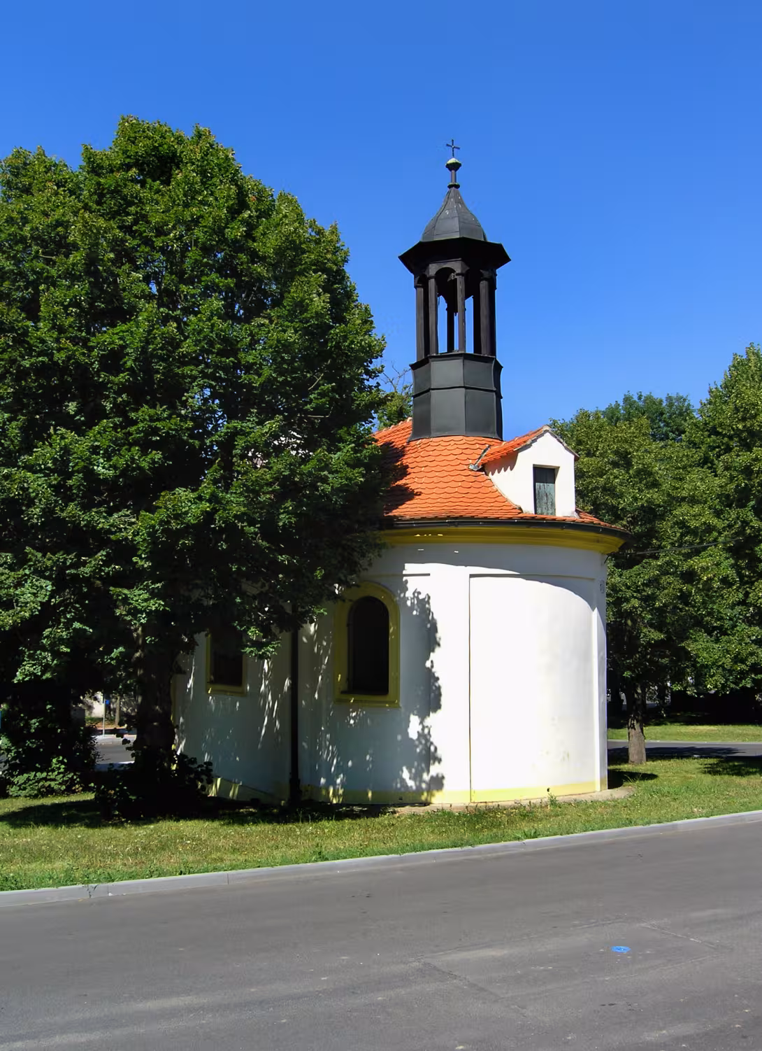 Dnešní pohled – Boží muka z roku 1708
