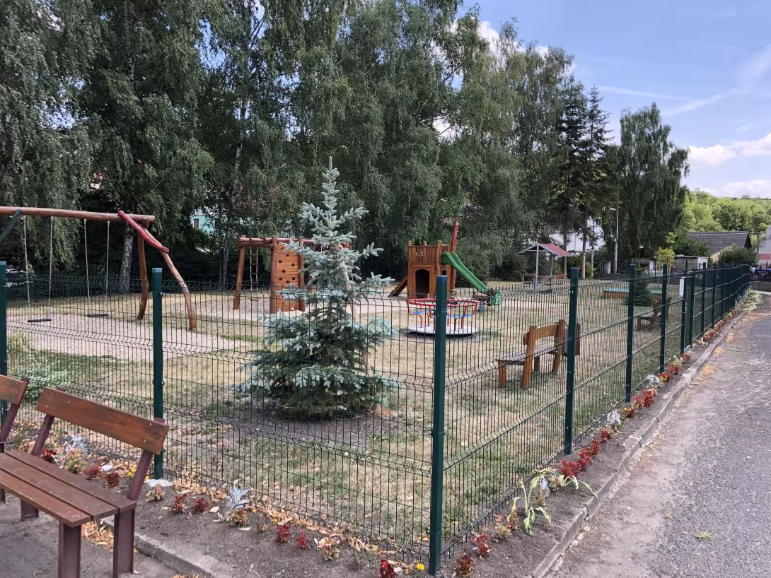 Dzisiejszy widok – Komenda Býčkovice