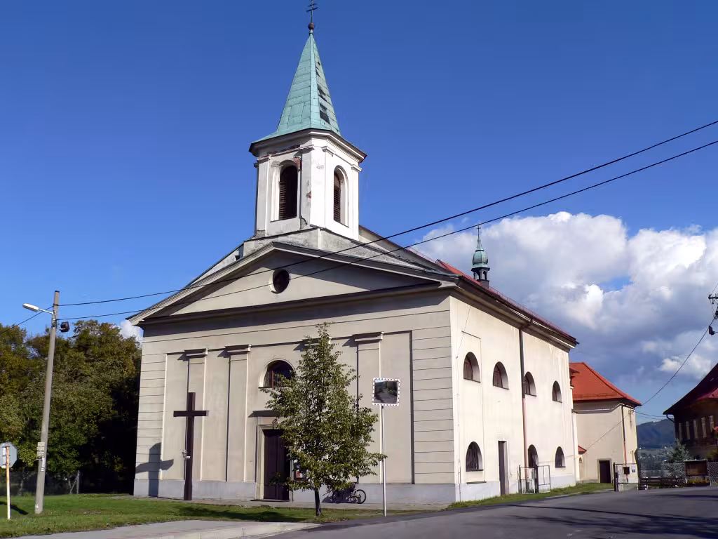 Dnešní pohled – Kostel svatého Martina (Skalice)