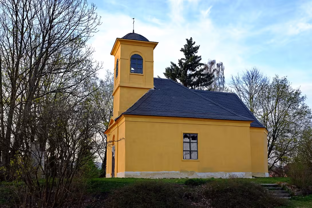 Dnešní pohled – Kostel svatého Urbana (Rybáře)