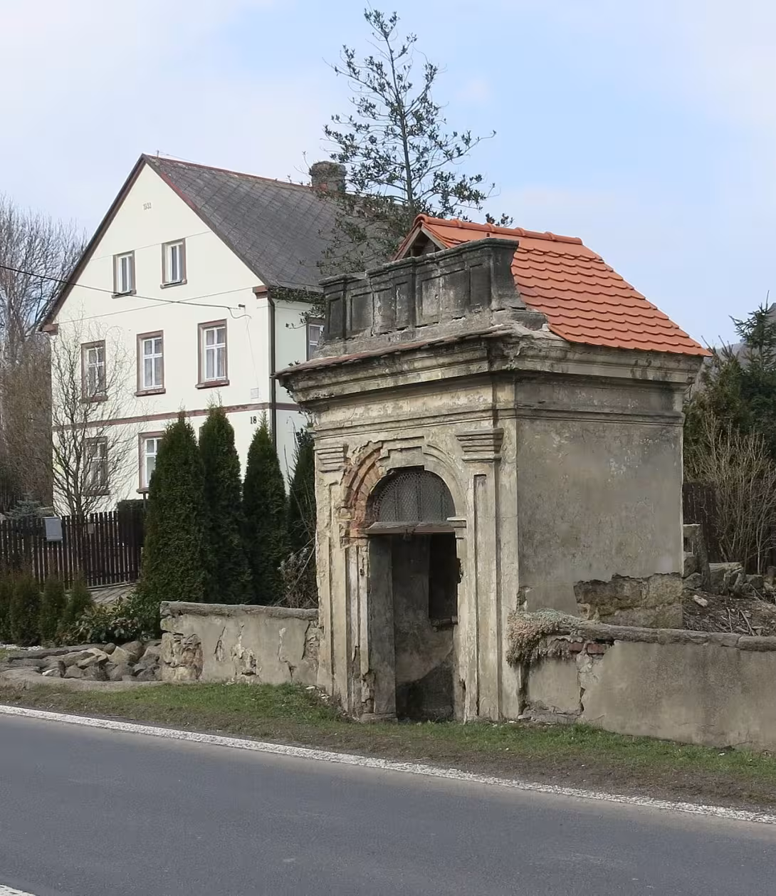 Dnešní pohled – kaple svatého Antonína (Libouchec)
