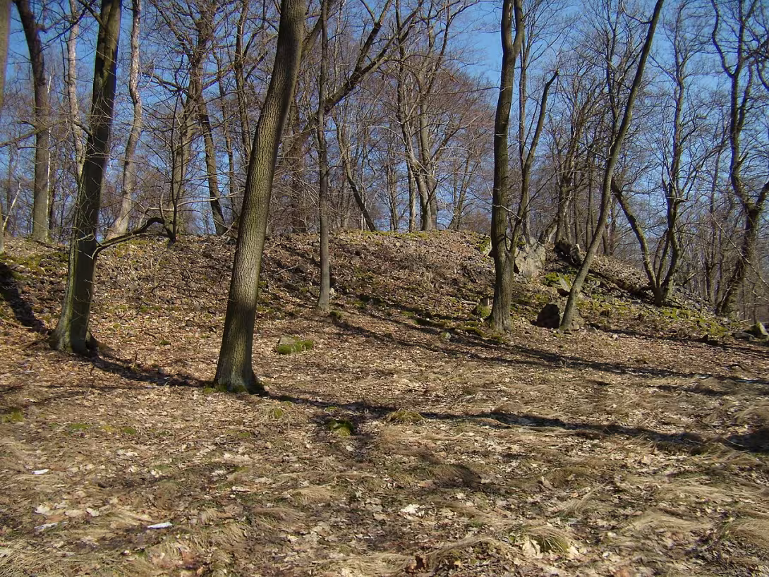 Dnešní pohled – Březina (hradiště)