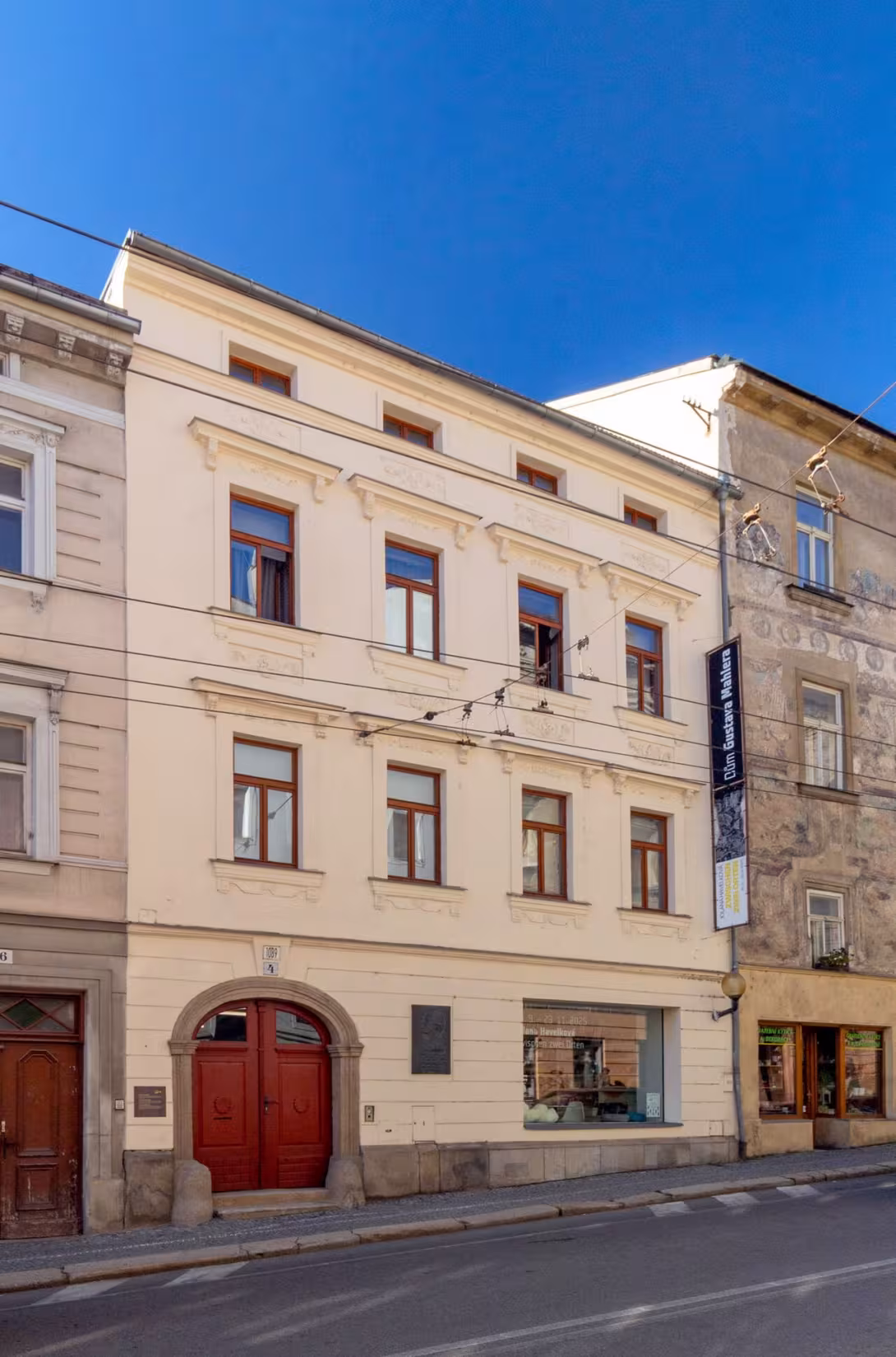 Dnešní pohled – Dům Gustava Mahlera