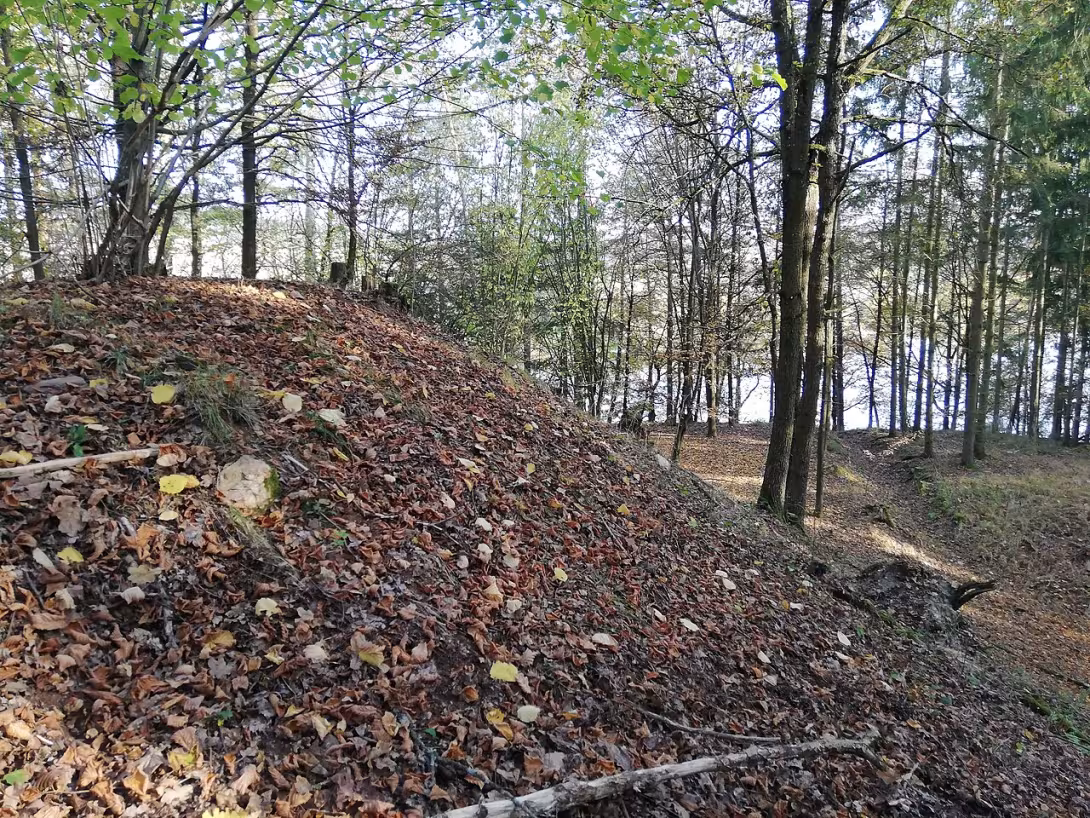 Dnešní pohled – Hradiště Na hradu