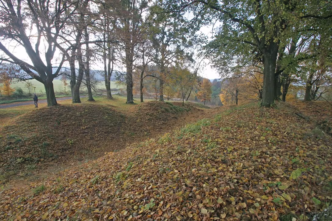 Dnešní pohled – Hradiště s předhradím