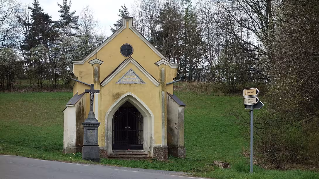 Dnešní pohled – Hrobka rodiny Gebauerových