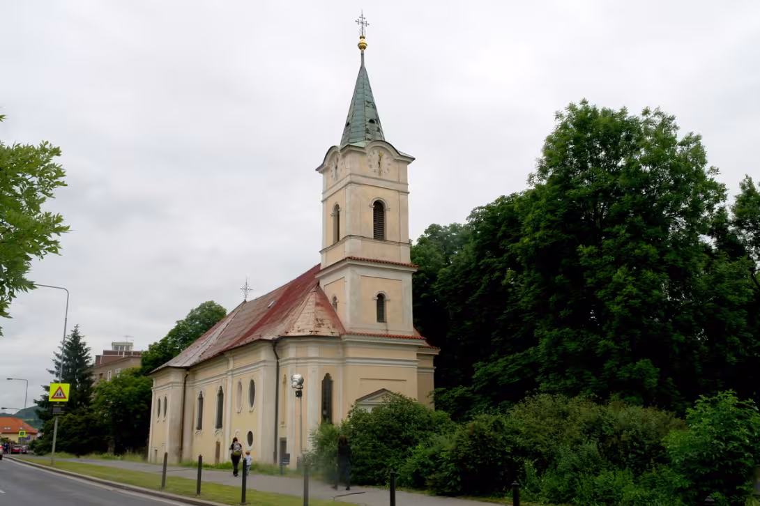 Dnešní pohled – Kostel Zvěstování Panny Marie