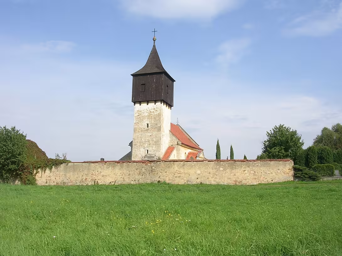 Heutige Ansicht – Kostel svatého Martina se zaniklou vsí