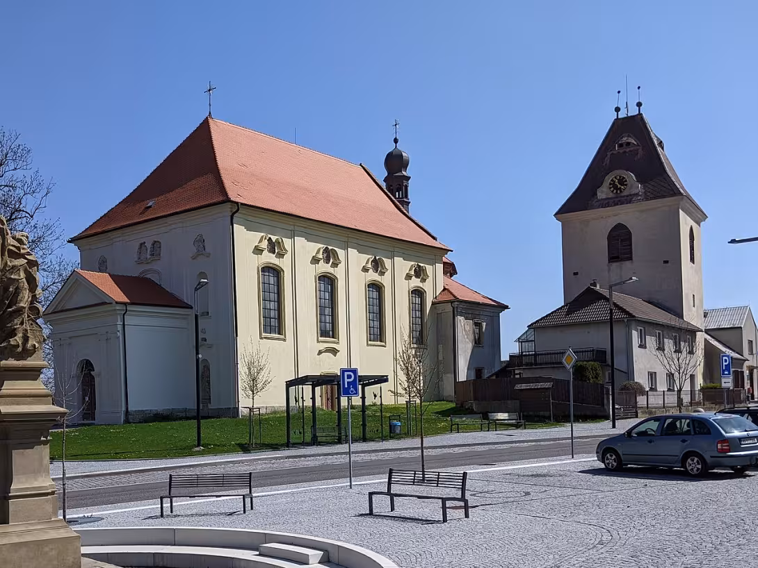 Dnešní pohled – Kostel svatého Václava