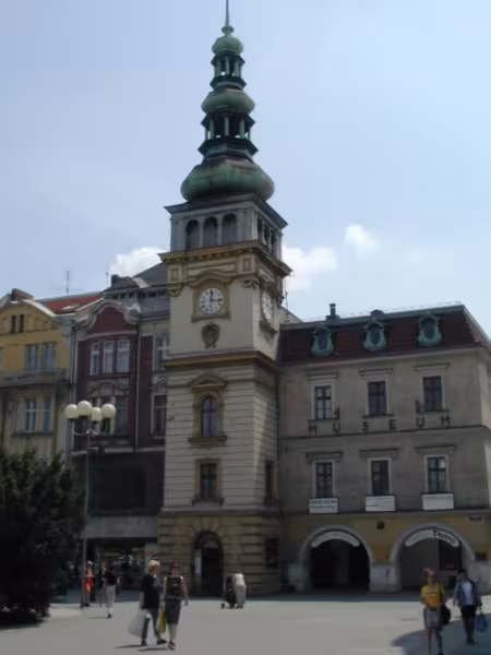 Dnešní pohled – Stará radnice v Ostravě