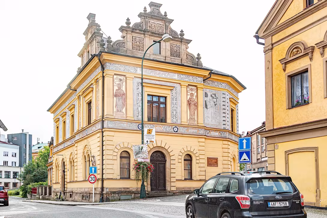 Dnešní pohled – Suchardův dům