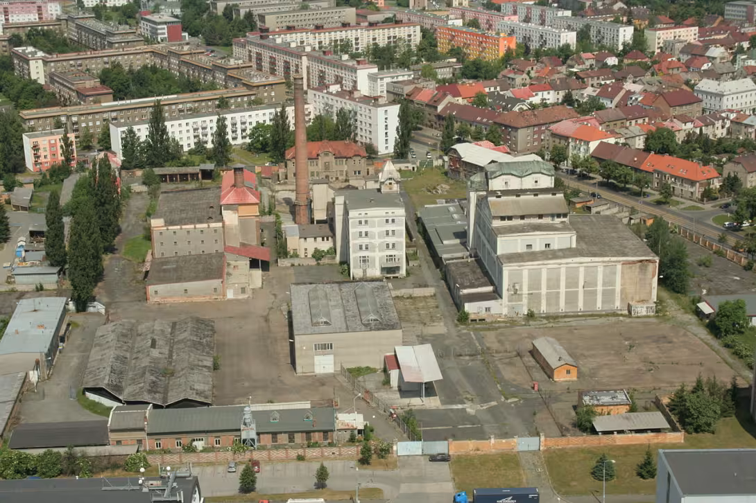 Dnešní pohled – Světovar Plzeň (pivovarský areál)