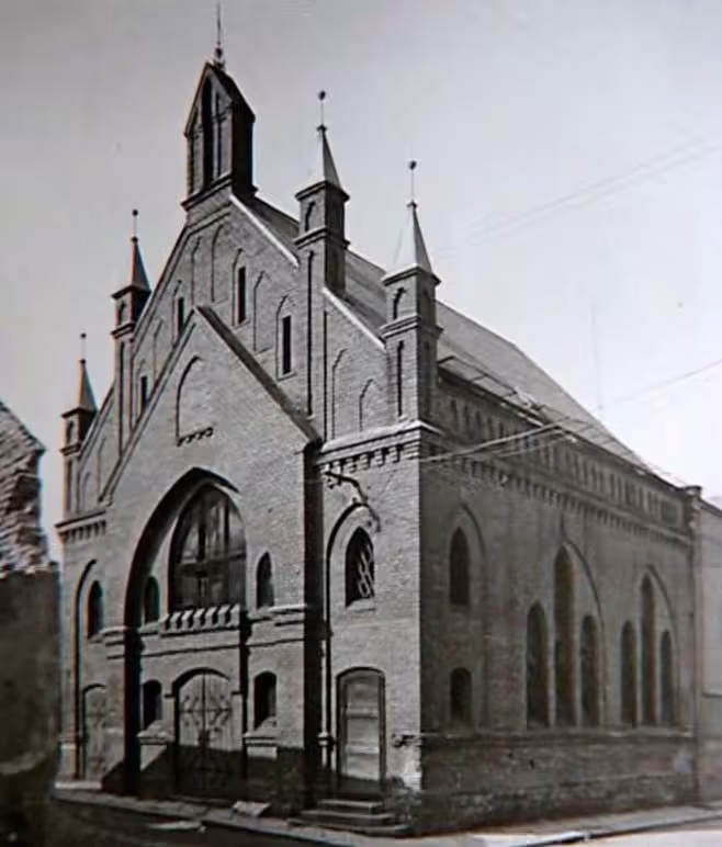 Dnešní pohled – Synagoga v Pelhřimově