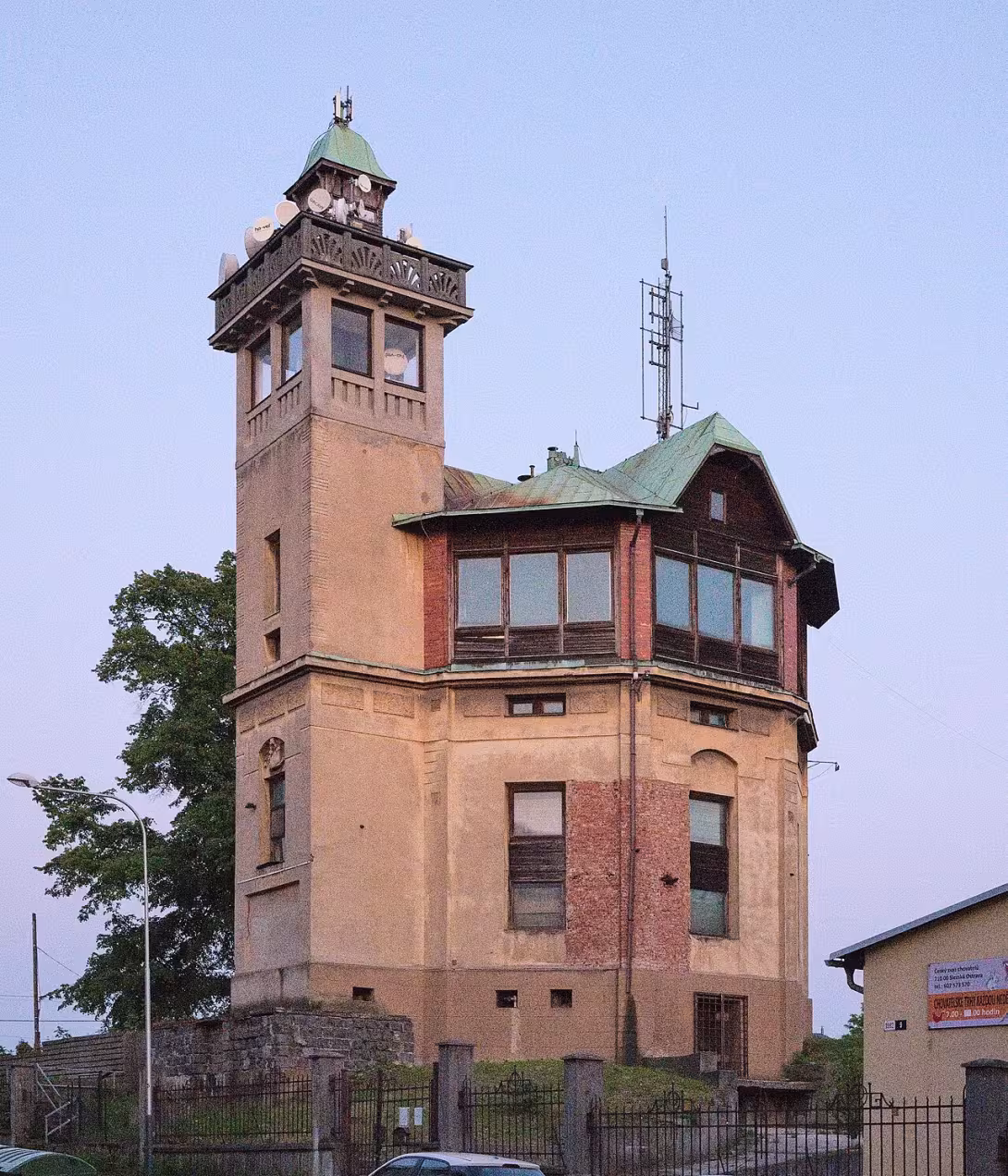 Heutige Ansicht – Vodárna na Hladnově