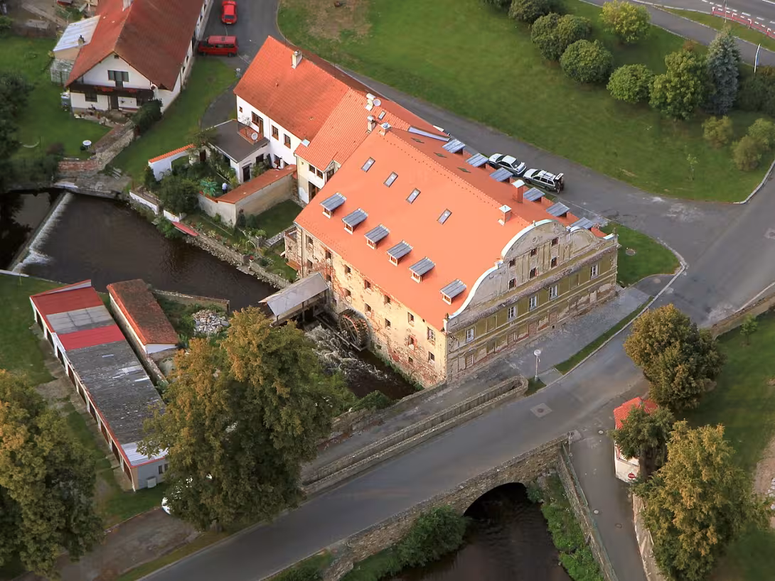 Dnešní pohled – Zámecký vodní mlýn