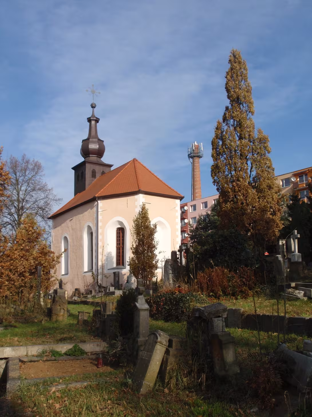Dnešní pohled – kostel Nejsvětější Trojice (Velké Meziříčí)