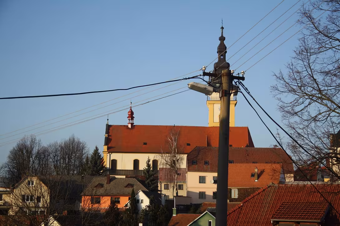 Dnešní pohled – kostel svatého Jiljí (Moravské Budějovice)