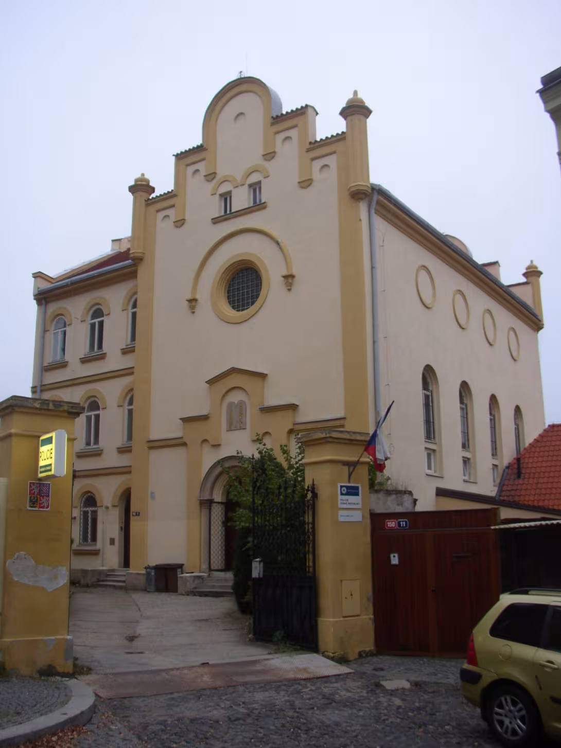 Dnešní pohled – synagoga ve Slaném