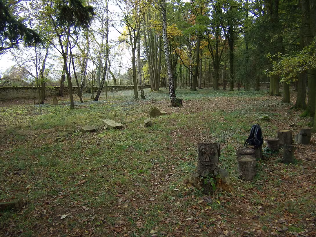 Dnešní pohled – Židovský hřbitov ve Stráži