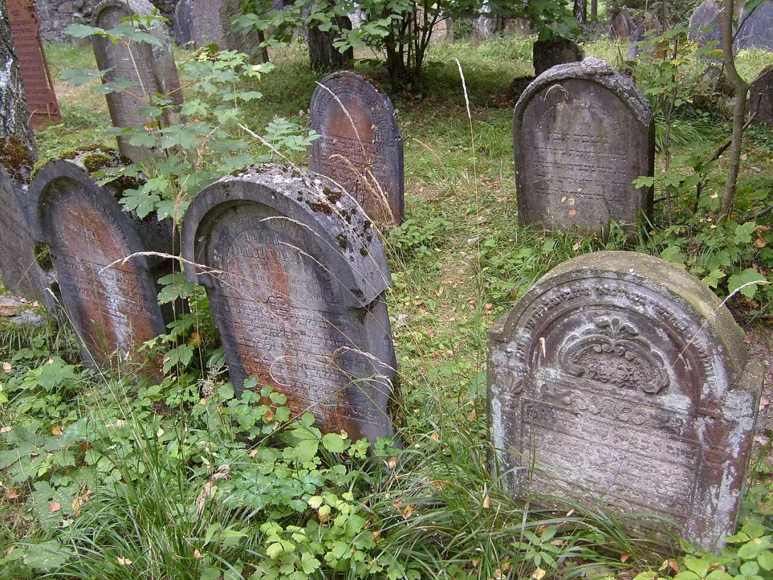 Dnešní pohled – židovský hřbitov v Dřevíkově