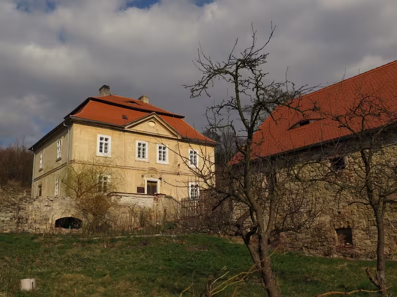 Heutige Ansicht – Bývalá fara (Býčkovice)