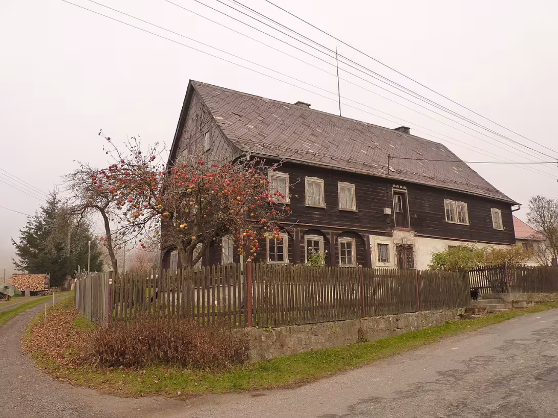 Dnešní pohled – Bývalá škola (Křižany)