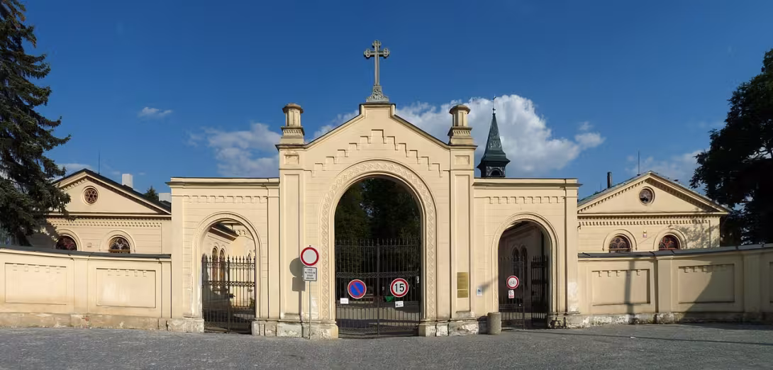Dnešní pohled – Hřbitov svaté Otýlie