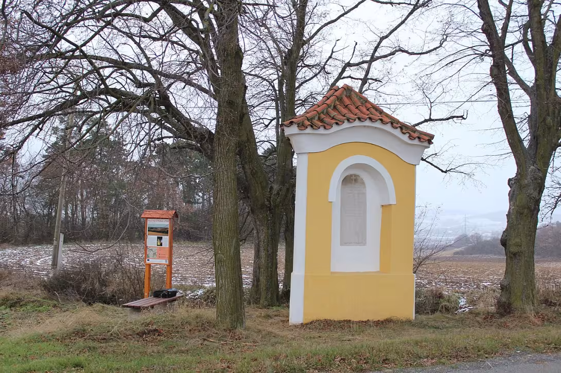 Dnešní pohled – Kaplička v Kornu