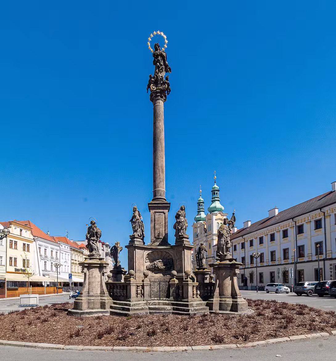 Heutige Ansicht – Morový sloup v Hradci Králové