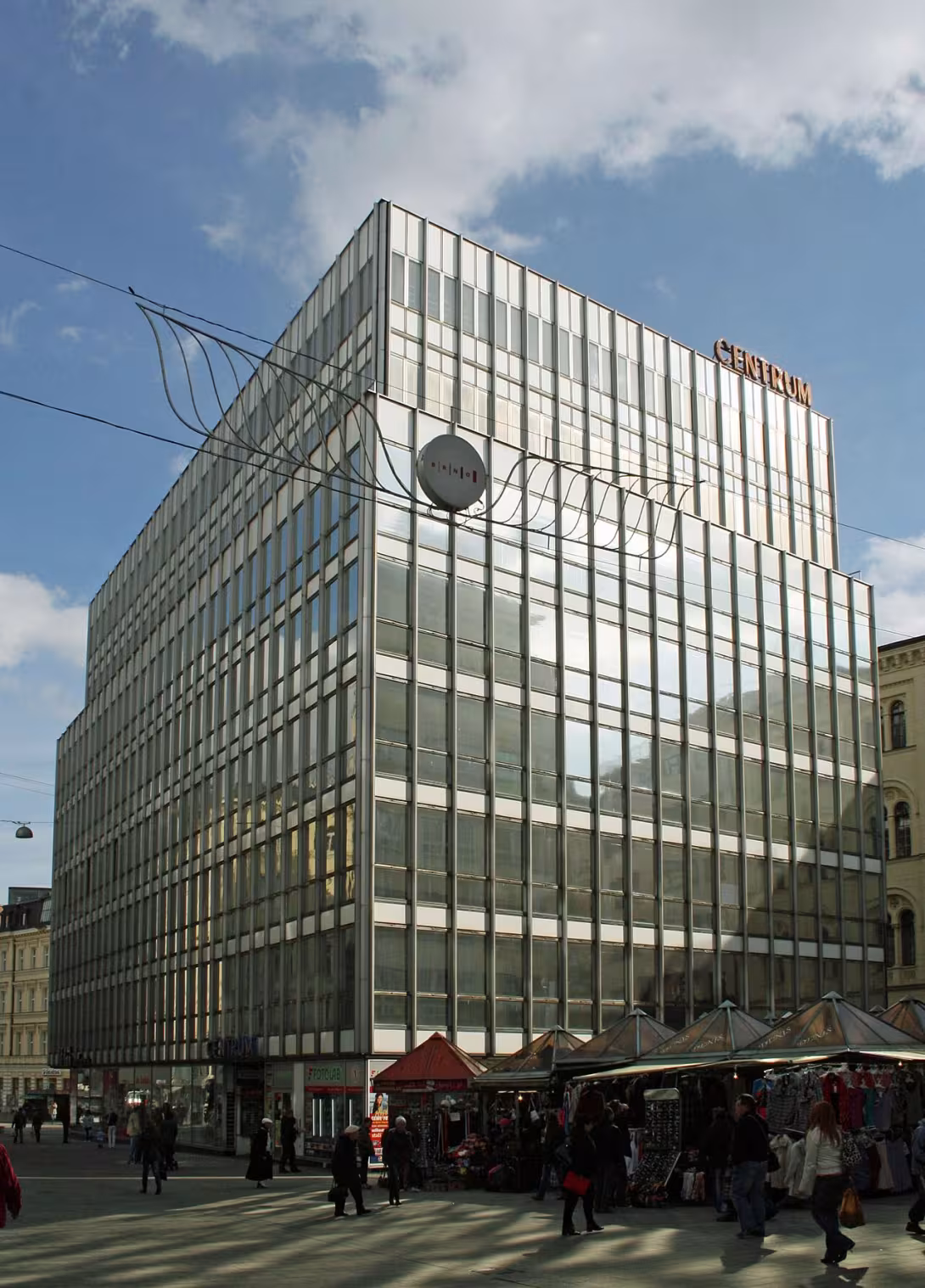 Dnešní pohled – Obchodní dům Centrum